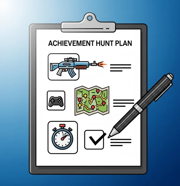Checklist icon representing a guide for achievement hunting.